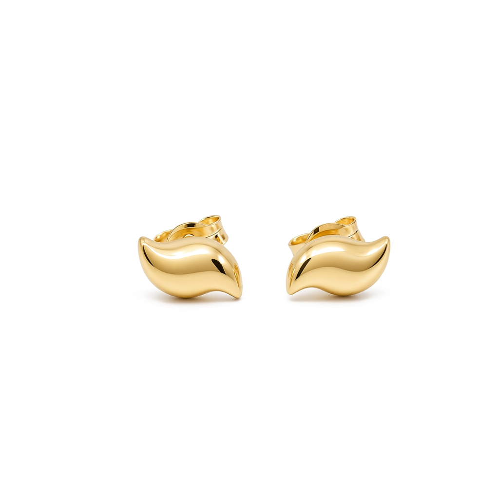 14K Yellow Gold Fashion Stud Earrings / 6-B11201PF5