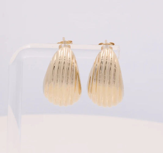 14KT Yellow Gold Fashion Earrings COES4FS-11