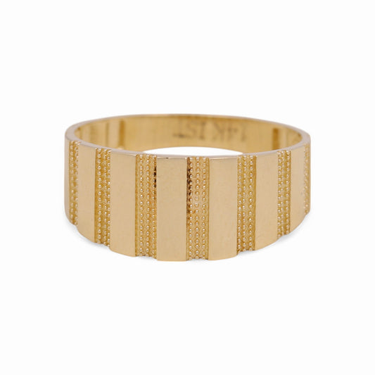 14K Yellow Gold Fashion Women's Ring / Size:7 / Weight 2.3 GR / DOWR4FS-3