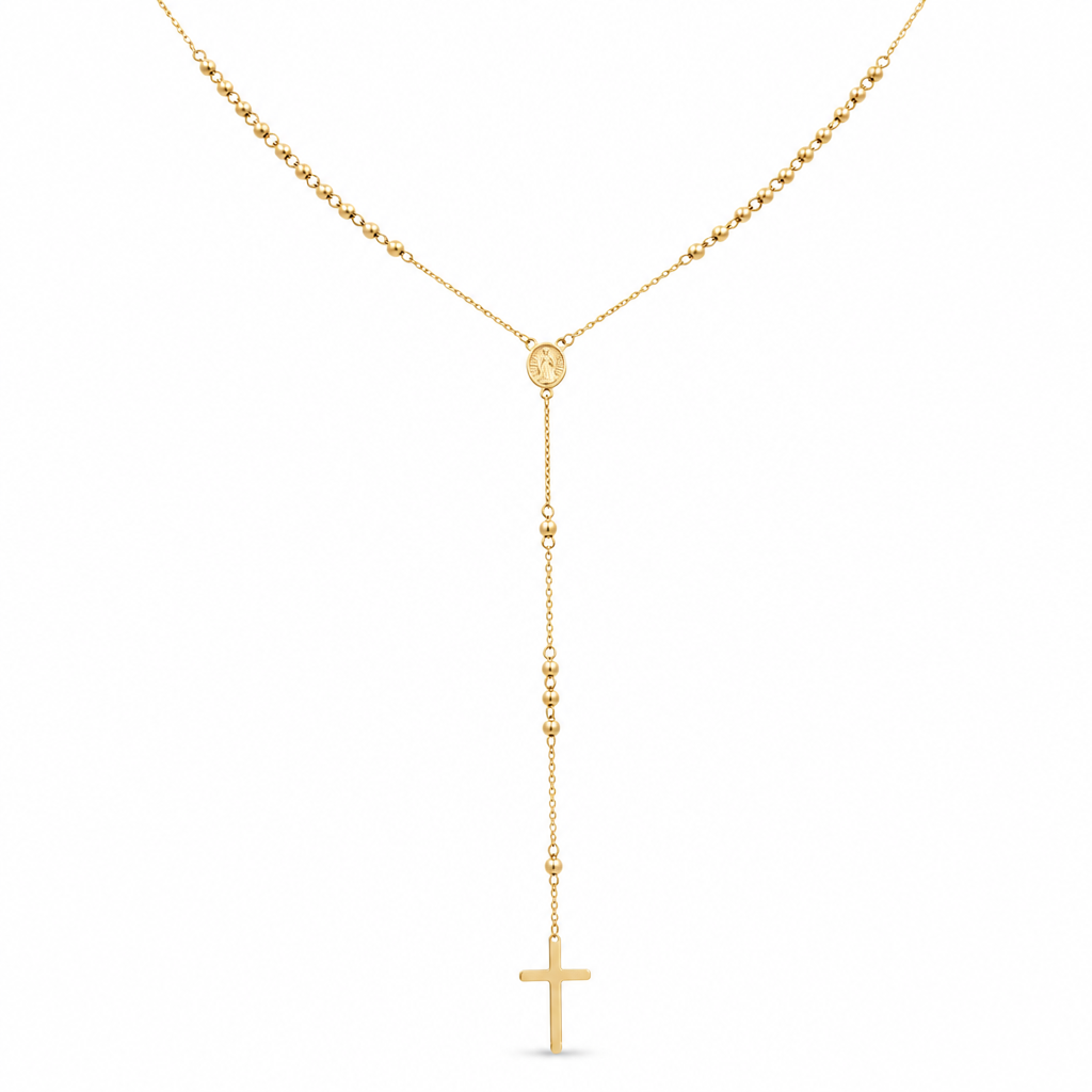 10K Yellow Gold Rosary / Size: 18" / Weight: 5.2 GR / DQNK0RS-1