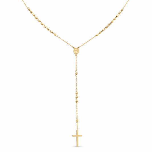 10K Yellow Gold Rosary / Size: 18" / Weight: 5.2 GR / DQNK0RS-1