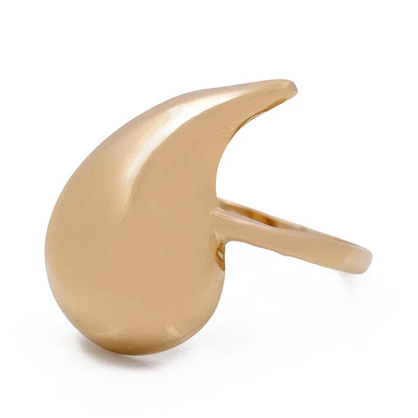 14k Yellow Gold Women's Drop Ring / Size 8 Large / Weight 2.8 GR / COWR4DR