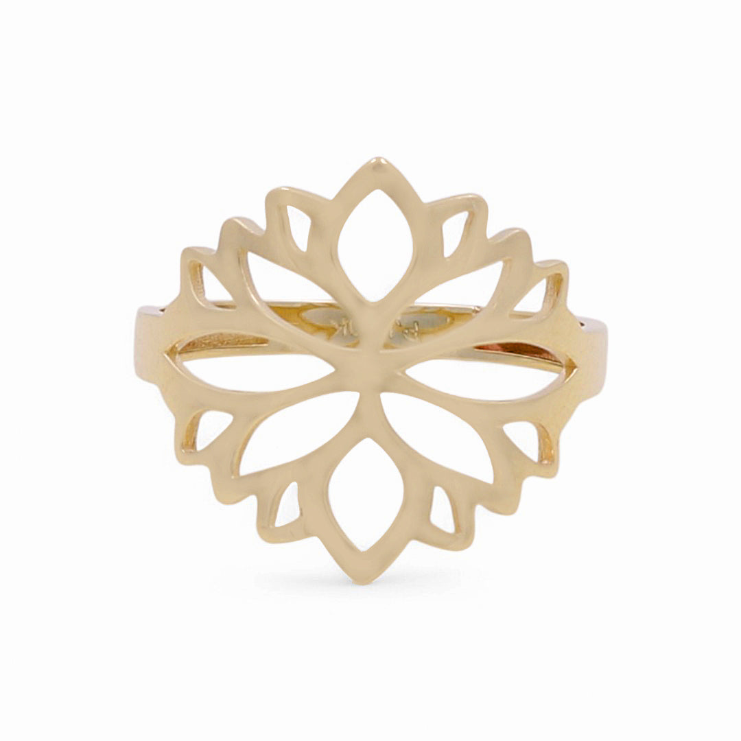 10K Yellow Gold Fashion Women's Ring / Size: 7 / Weight: 1.5 GR / DPWR0FS-12