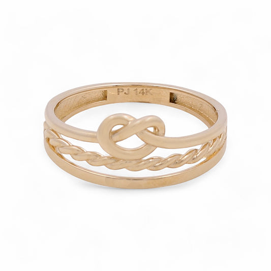 14K Yellow Gold Women’s Fashion Ring / CZ / Weight: 2.6 GR / COWR4FS-106