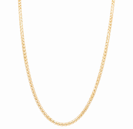 14K Yellow Gold Italian Men's Fashion Link Chain / Size: 24" / Weight: 28.9 GR / 475-10103