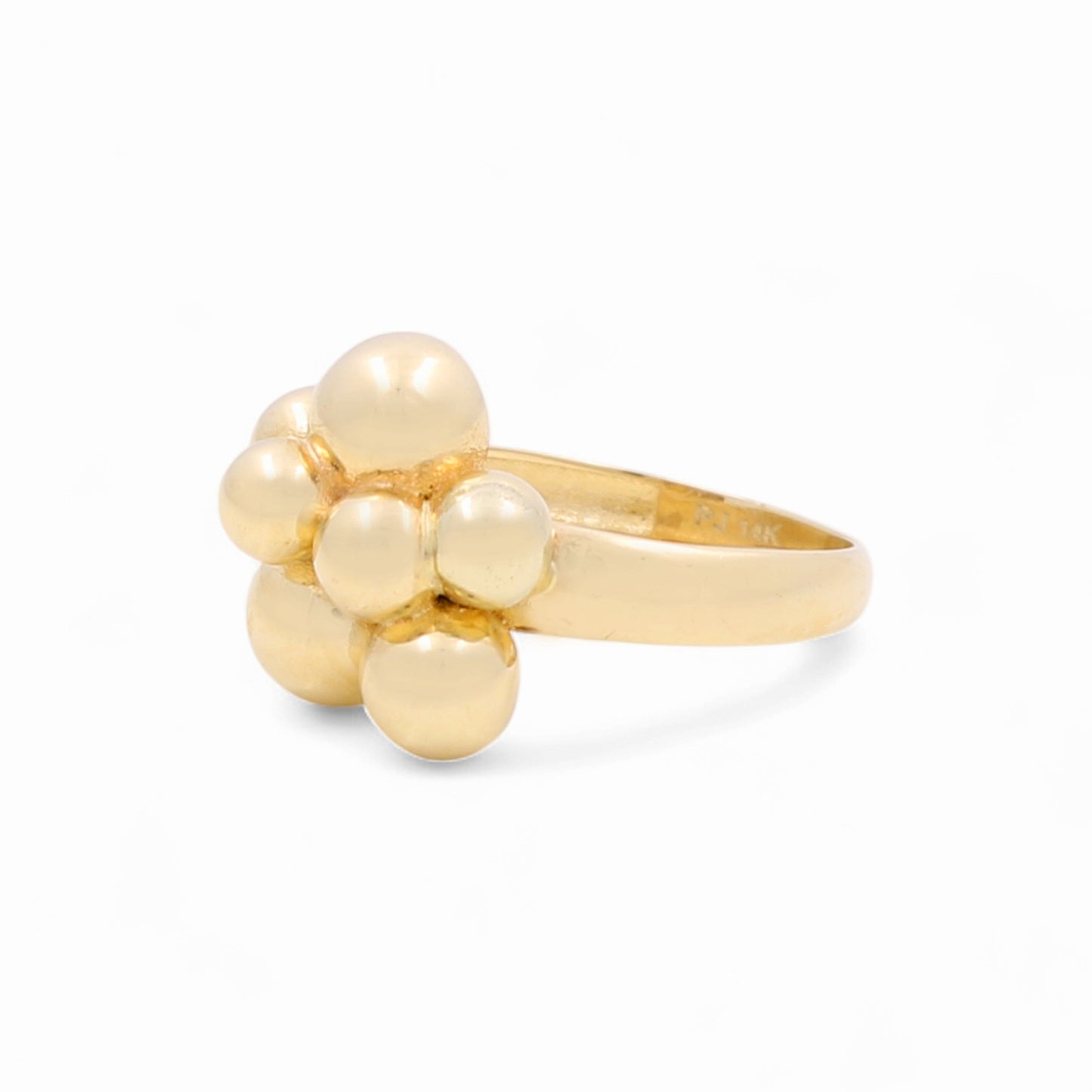 14K Yellow Gold Fashion Women's Ring / Size: 7.5 / Weight: 3 GR / DPWR4FS-6
