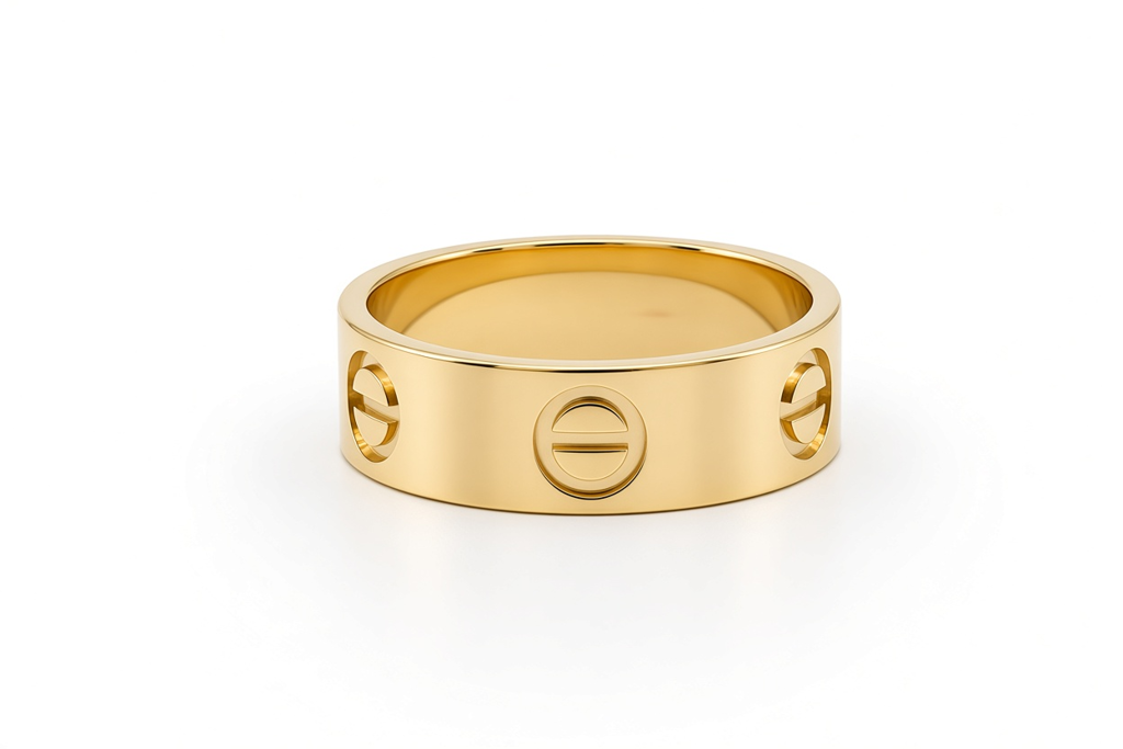 14K Yellow Gold Solid CT Women's Ring / Size: 9 / 6mm / Weight: 4.9 GR / DOWR4CT