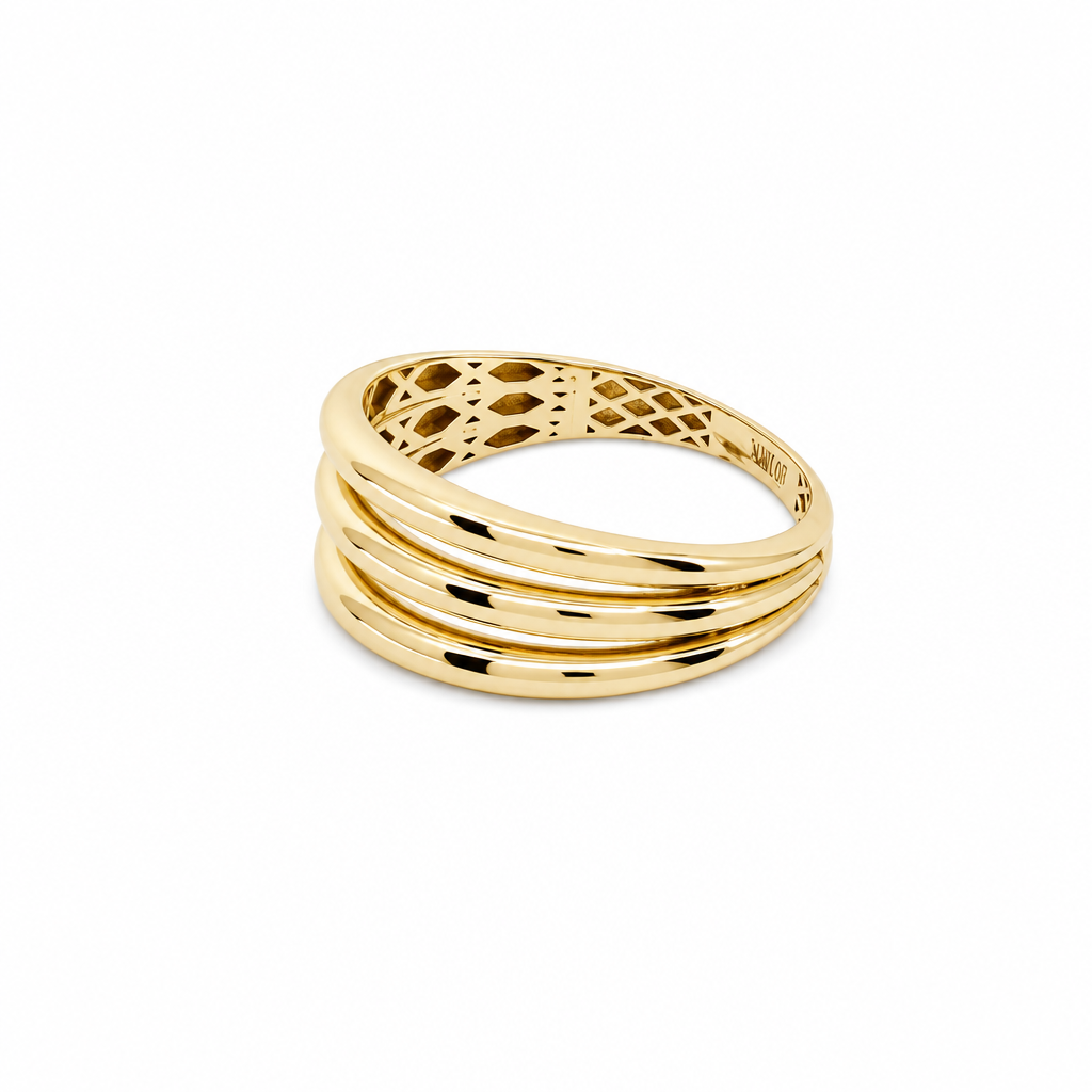 10K Yellow Gold Fashion Women's Ring / Size:7 / Weight: 1.6 GR / P12R-111656R