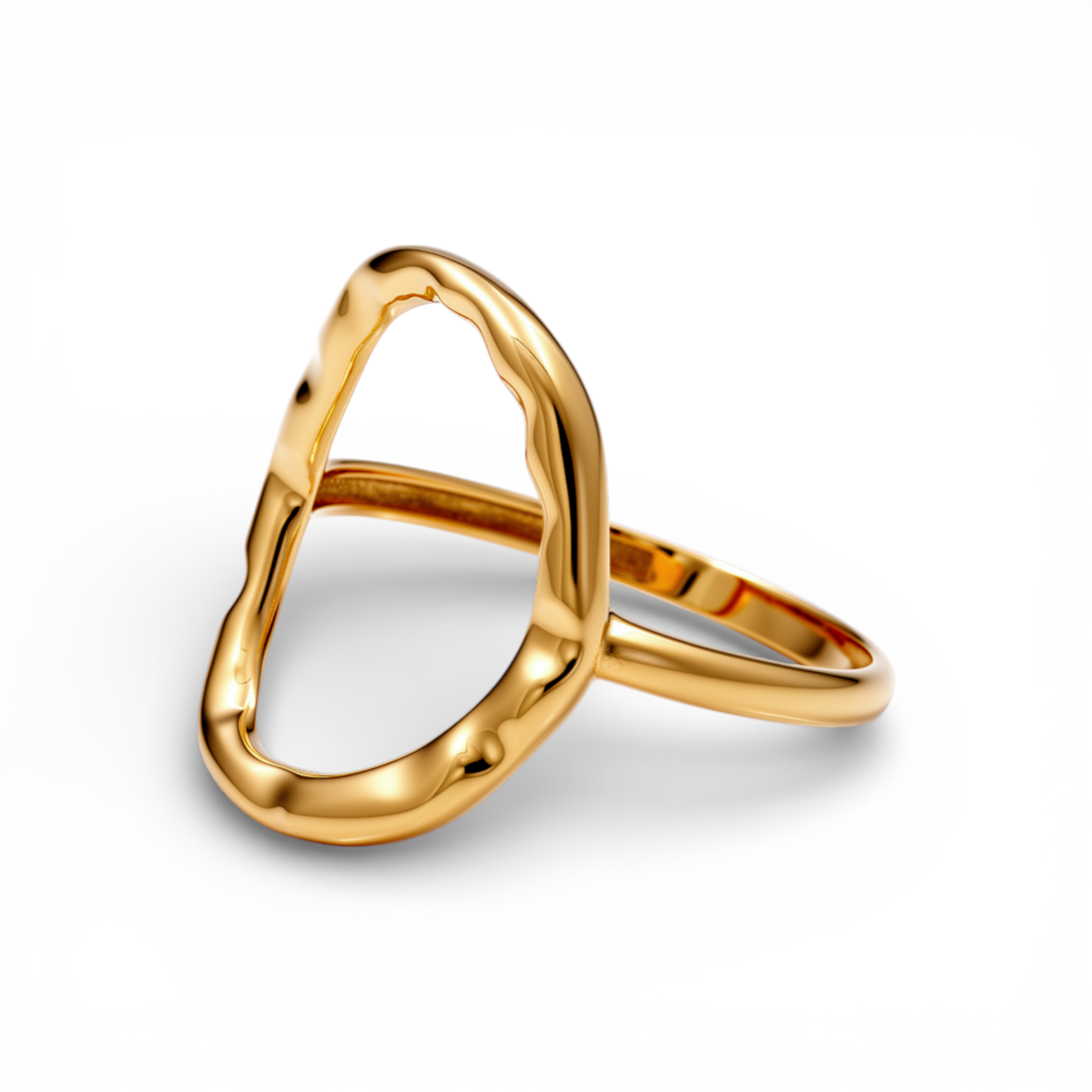 10K Yellow Gold Fashion Women's Ring / Size: 7.5 / Weight: 1.2 GR / DQWR0FS-46