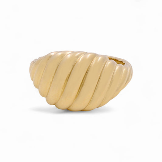 14K Yellow Gold Fashion Women's Ring / Size: 7 / Weight: 3 GR / DPWR4FS-14