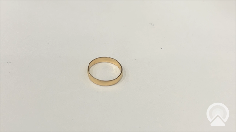 14K Yellow Gold Men’s Wedding Band / Size:9.5 / Weight: 3.5GR / 351-60416