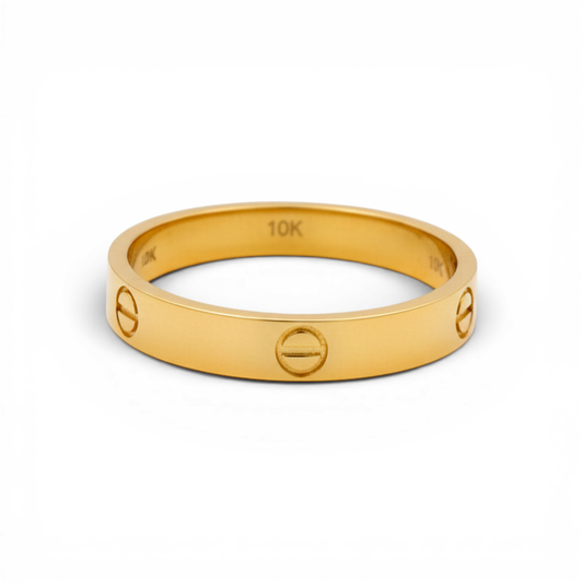 10K Yellow Gold CT Men’s Wedding Band / Size: 10.5 / Weight: 1.4 GR / CQMWB0BSCT