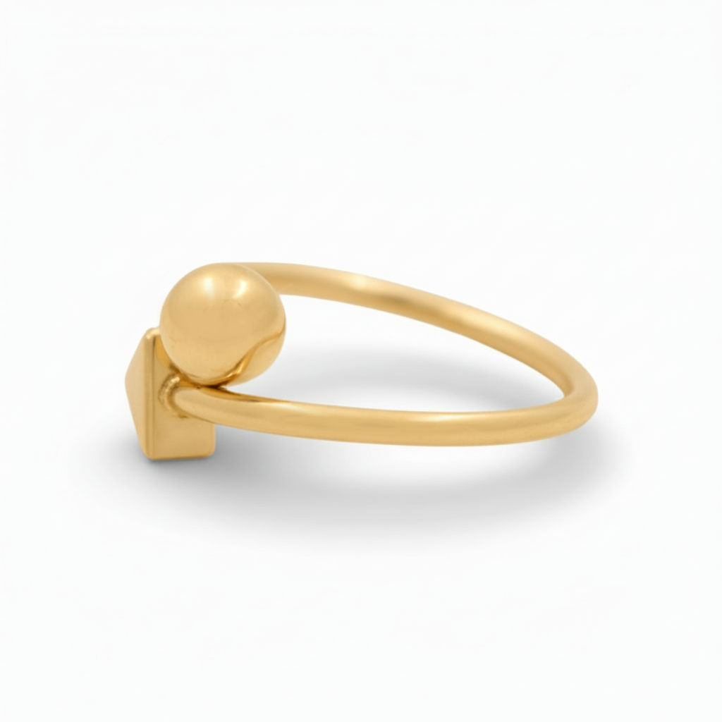 14K Yellow Gold Fashion Women's Ring  / Size: 8 / Weight: 1.7 GR / DQWR4FS-98
