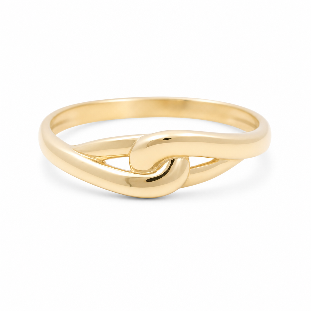 10K Yellow Gold Fashion Women's Ring / Size: 8 / Weight: 1.5 GR / DQWR0FS-83