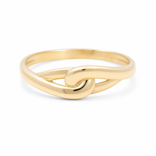 10K Yellow Gold Fashion Women's Ring / Size: 8 / Weight: 1.5 GR / DQWR0FS-83