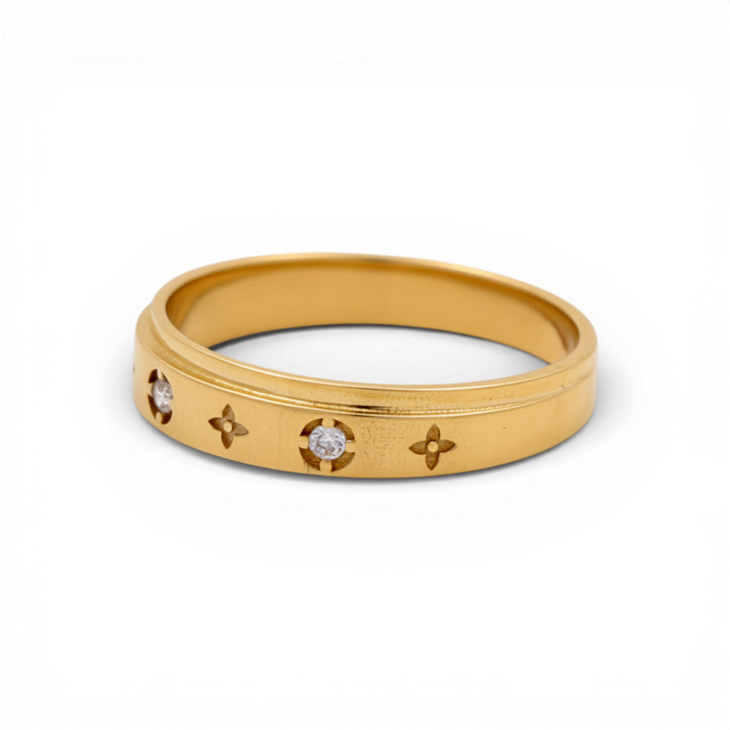 10K Yellow Gold Men’s Wedding Band / Stone: Cz / Size: 11.25 / Weight: 1.6 GR / CQMWB0BSLV