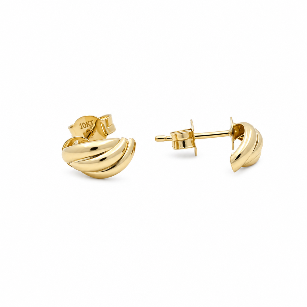 10K Yellow Gold Fashion Earrings / Weight: 1.1 GR / ORC216