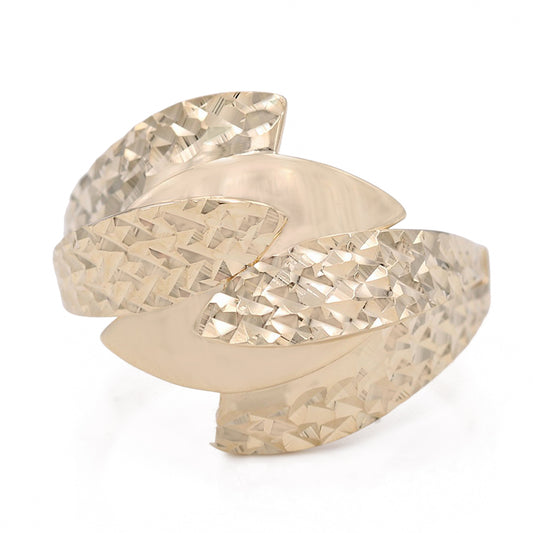 Fashion Hammered Gold Ring