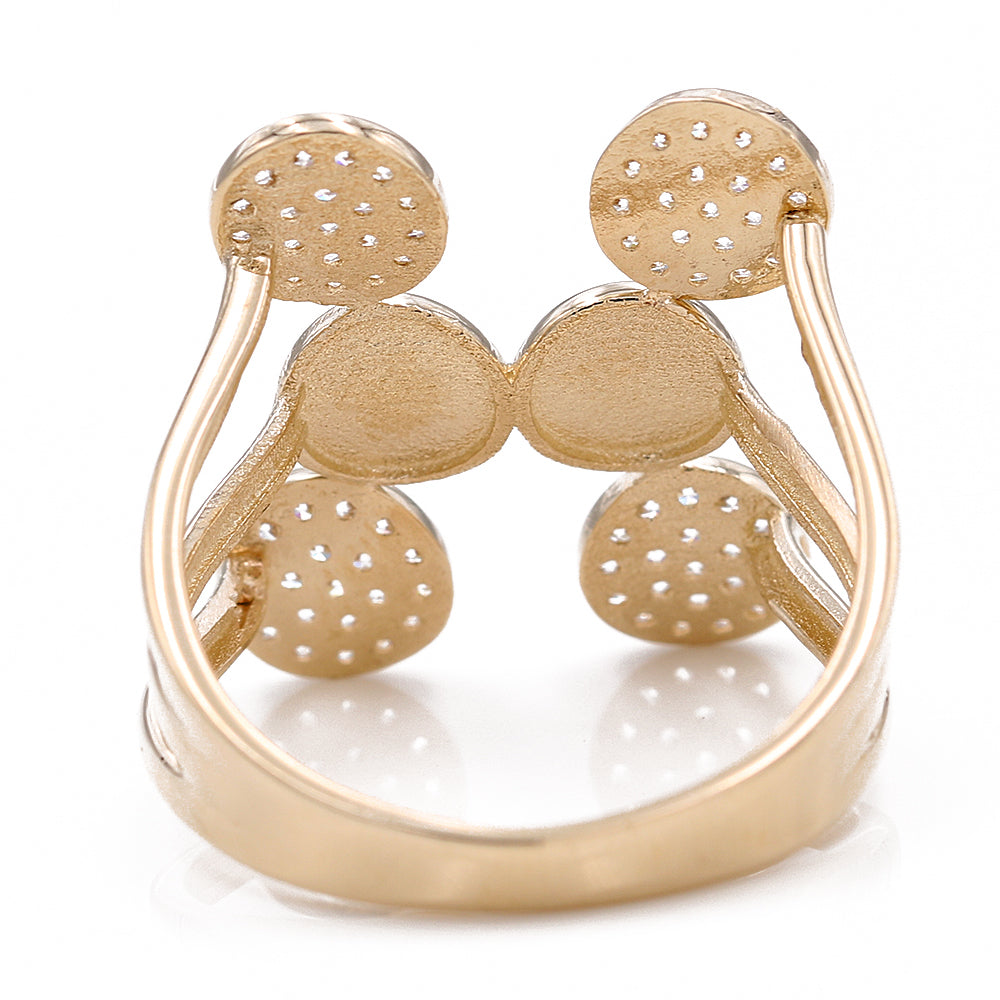 Fashion Ring with Cubic Zirconias