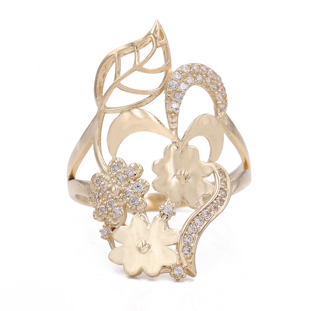 Fashion Flowers and Leaves Ring