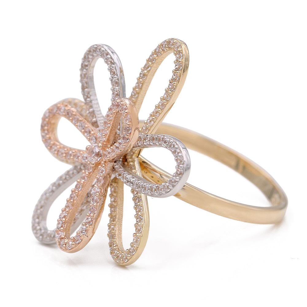 Tri-Color Gold Fashion Ring