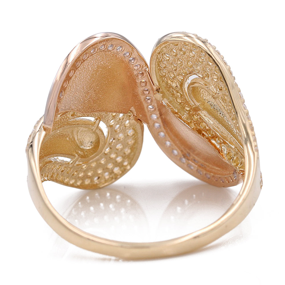 Fashion Swirl Ring with Cubic Zirconia