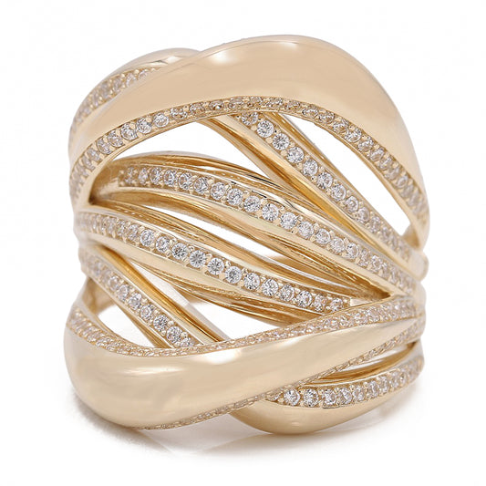 Fashion Ring with Cubic Zirconias