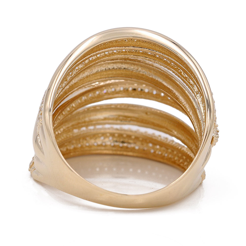 Fashion Ring with Cubic Zirconias