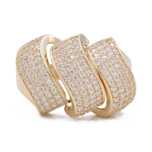 Fashion Ring with Cubic Zirconias