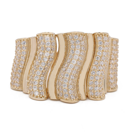 Fashion Ring with Cubic Zirconias