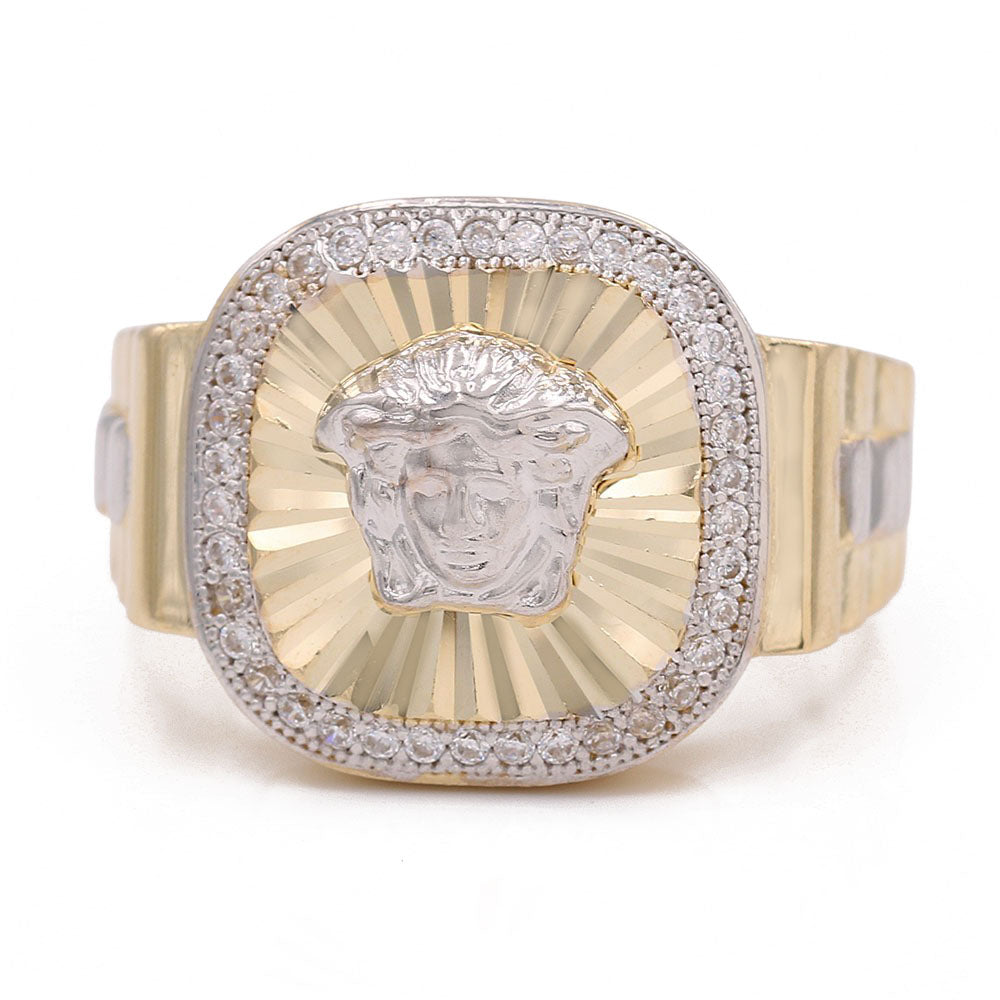 Medusa Head Square Ring