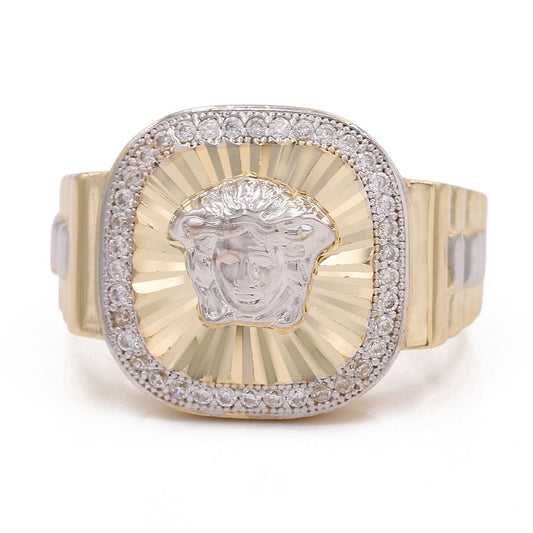 Medusa Head Square Ring