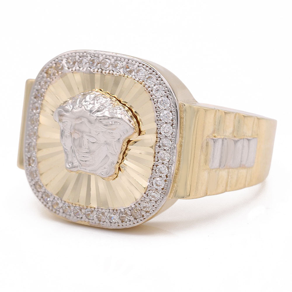 Medusa Head Square Ring