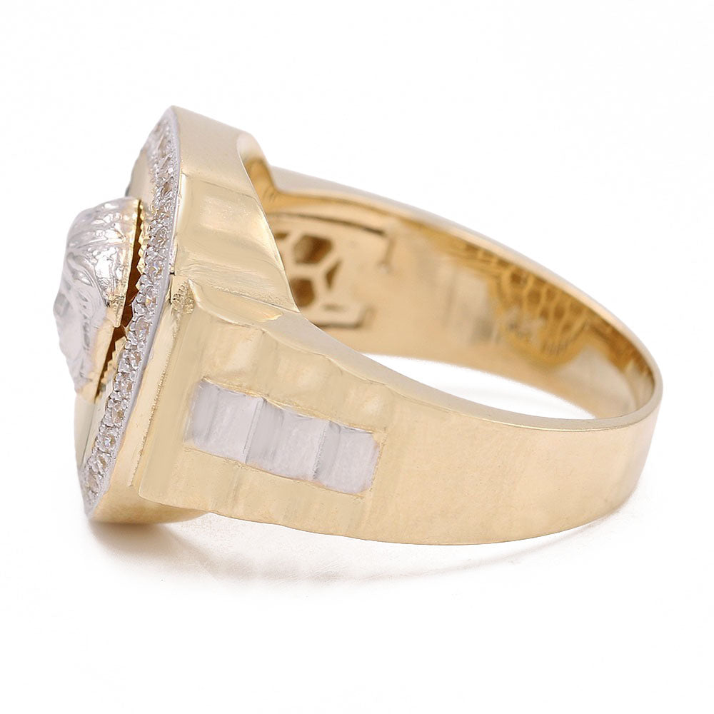 Medusa Head Square Ring