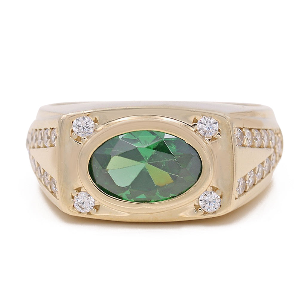 Green Stone Ring