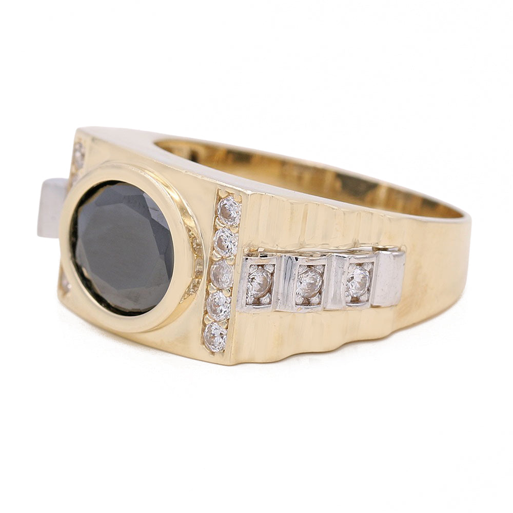Black Onyx Square Ring