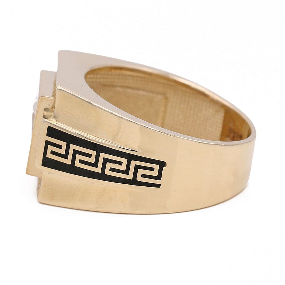 White Zirconia Square Ring