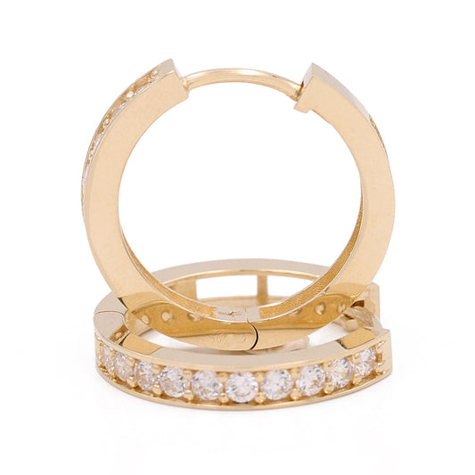 Fashion Earrings with Cubic Zirconias