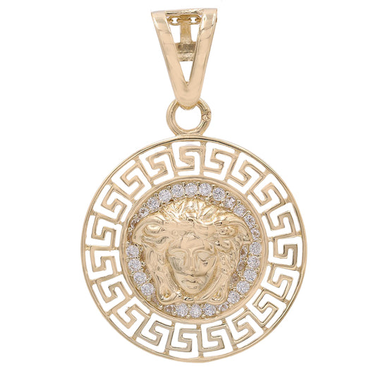 Round Medusa Head Pendant