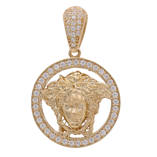 Round Medusa Head Pendant