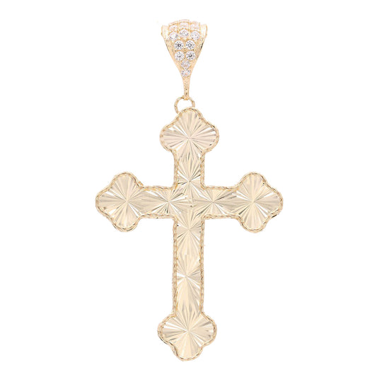 Cross Pendant with Cubic Zirconias