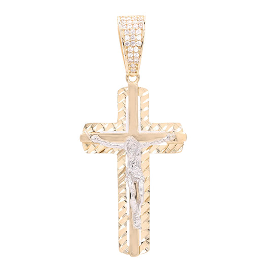 14K Yellow and White Gold