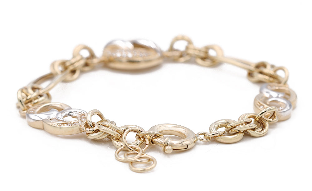 Fashion Bracelet with Cubic Zirconias