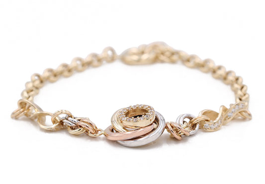 Fashion Bracelet with Cubic Zirconias