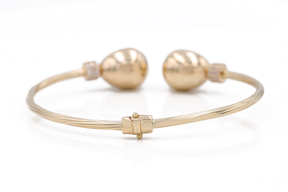 Fashion Bangle with Cubic Zirconias
