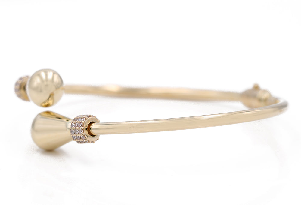 ashion Bangle with Cubic Zirconias