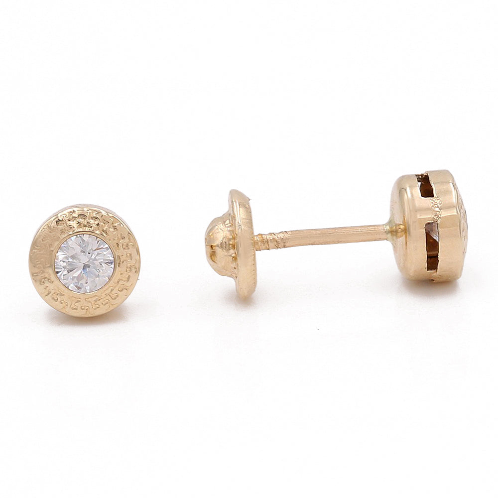 Greek Earrings with Cubic Zirconias