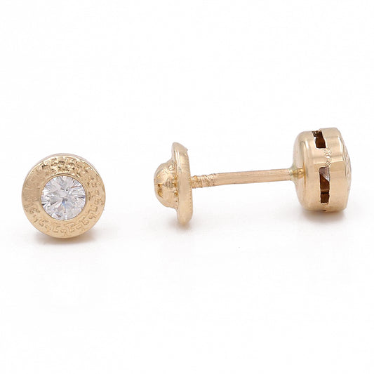 Greek Earrings with Cubic Zirconias