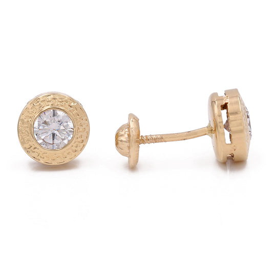 Greek Earrings with Cubic Zirconias