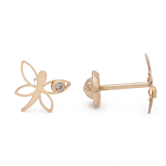 Butterfly Earrings with Cubic Zirconias